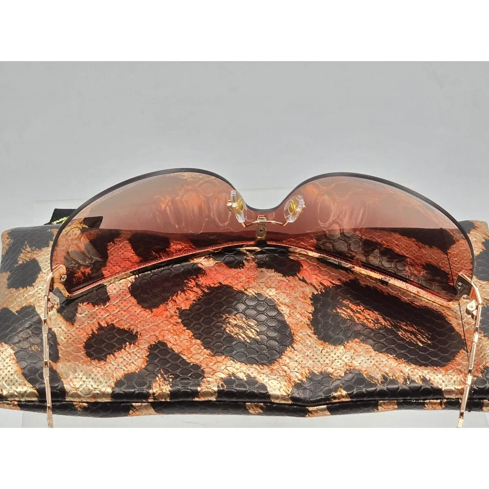 Sofia Vergara x Foster Grant Veronica Shield Sunglasses Womens OS Rose Gold -New